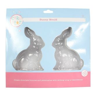 Easter Bunny Mould 2 Cavity 100mm x 130mm