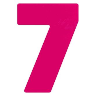 Pink Acrylic Template For Number Cakes - 7