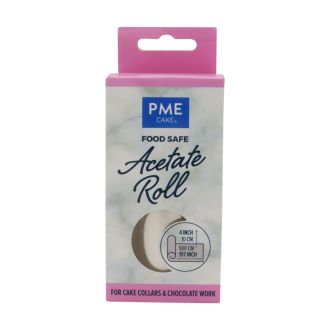 PME Food Safe Acetate 5 Metre Roll – 4" / 10cm