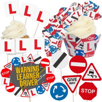 Learner Driver Cake Decorating Set - 25 Pieces