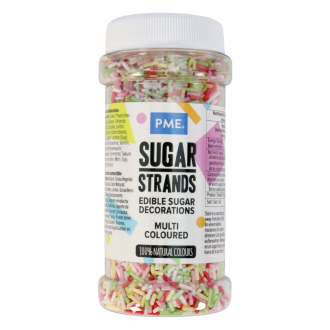 Multi Coloured Sugar Strands 100s & 1000s - 80g