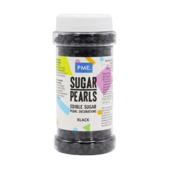 PME Black Sugar Pearls 100g