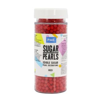 PME Red Sugar Pearls 100g