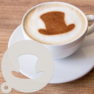Top Hat Dessert & Coffee Stencil