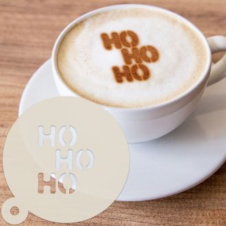 Ho Ho Ho Dessert & Coffee Stencil