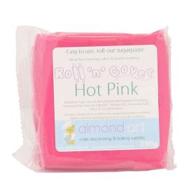 Hot Pink Ready Coloured Roll 'n' Cover Sugarpaste - 250g