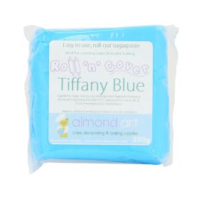 Tiffany Blue Ready Coloured Roll 'n' Cover Sugarpaste - 250g