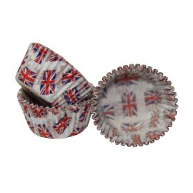 Union Jack Cupcake/Muffin Cases - 100pk
