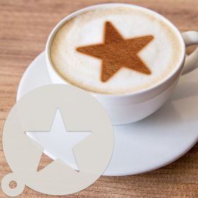 Star Dessert & Coffee Stencil
