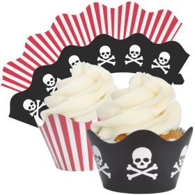 Pirate Cupcake Wrappers - 12Pk