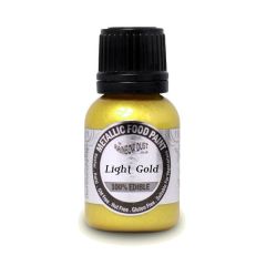 Light Gold - Metallic Food Paint - 25ml