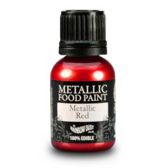 Metallic Red - Metallic Food Paint - 25ml
