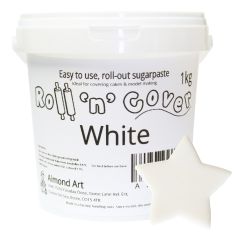 White Roll 'n' Cover Sugarpaste - 500g