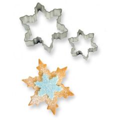 Cookie and Cake Snowflake Cutter 2 pc