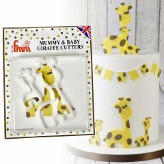 Mummy & Baby Giraffe Cutter Set - 2 Piece