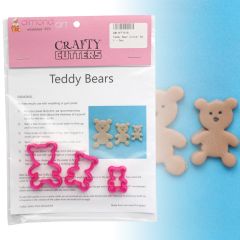Teddy Bear Cutter Set - 3pc