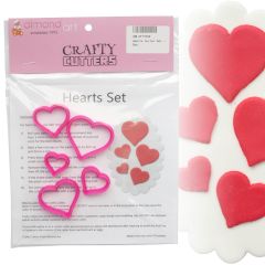 Love Hearts Cutter Set - 5pc