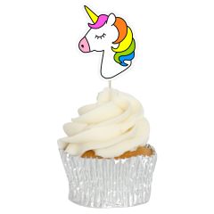 Unicorn Cupcake Toppers - 12pk