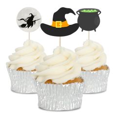 Witch Cupcake Toppers - 12pk