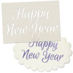 Happy New Year Stencil