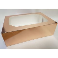 ROSE GOLD - 6 Piece CupCake Box with insert