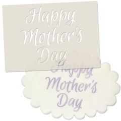 Happy Mothers Day Stencil