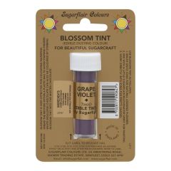 Sugarflair Blossom Tint Dust 7ml Vial: Grape Violet