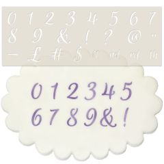 Numerals & Punctuation Stencil