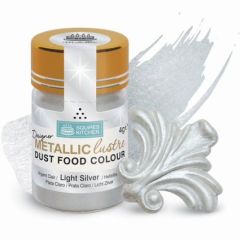Light Silver Squires Kitchen Metallic Lustre Dust - 5g