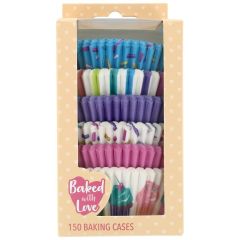 Pastel Sprinkles Rainbow Baking Cases 150/pk