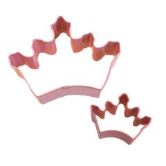 Poly-Resin Coated Crown Cookie/Icing Cutters - Set of 2