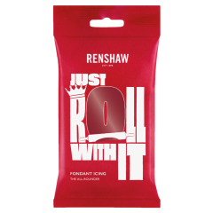 Renshaw Ruby Red Ready To Roll Icing - 250g