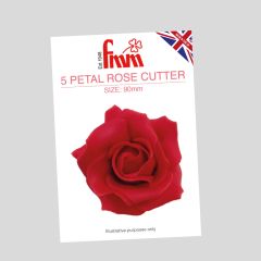FMM 5 Petal Rose Cutter - 90mm