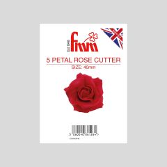 FMM 5 Petal Rose Cutter - 40mm