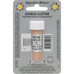 Rose Gold - Sugarflair Edible Lustre Dust Colour