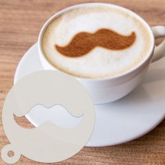 Moustache Dessert & Coffee Stencil