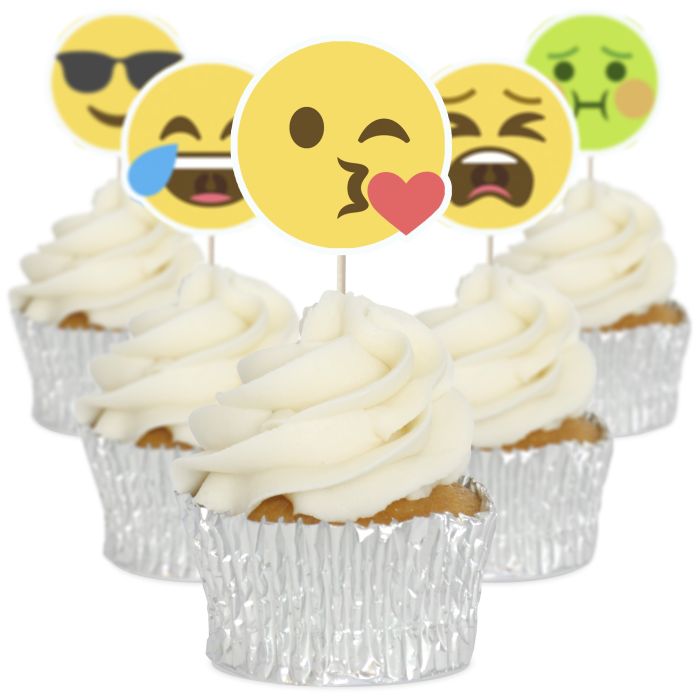 Emojis Smiley Face Pou Icecream Love Girl Smiley Face Edible Cake Topp – A  Birthday Place