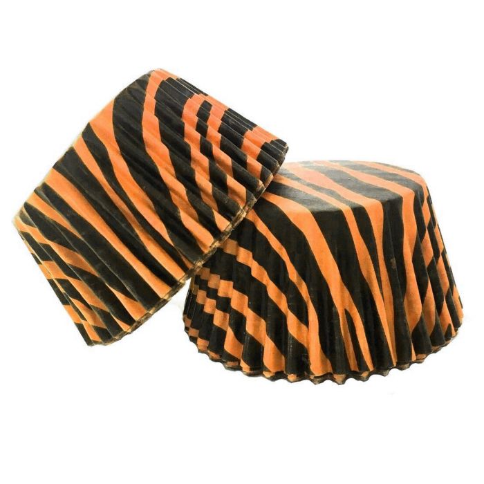Buy Tiger Animal Print Muffin/Cupcake Cases 60pk - Online
