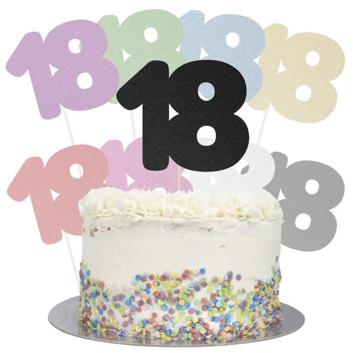 Happy 18th Birthday Cake Topper – Polly's Party Pieces